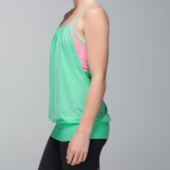 Lululemon No Limits Tank Size 4 in Wee Are From Space Neon Pink Opal - Picture 3 of 8